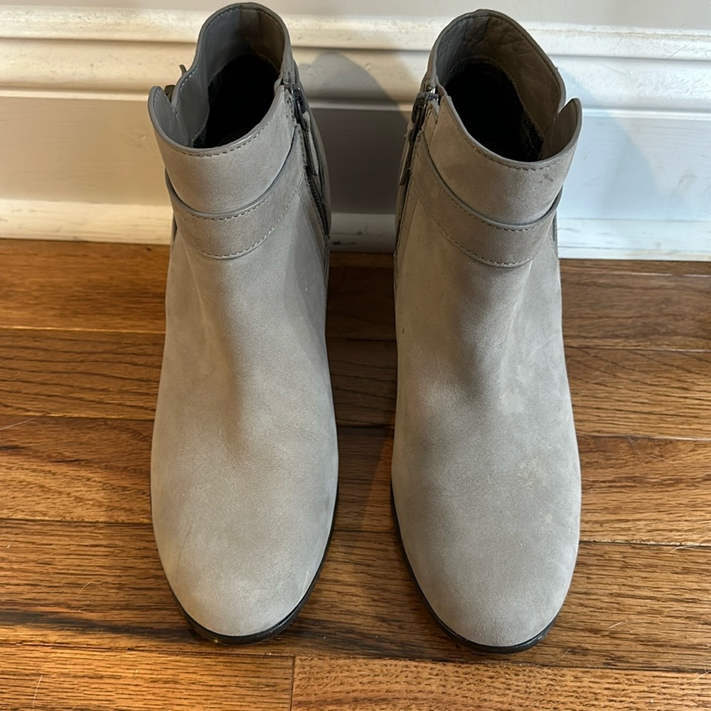 Cole Haan Gray Suede Booties - Size 8.5